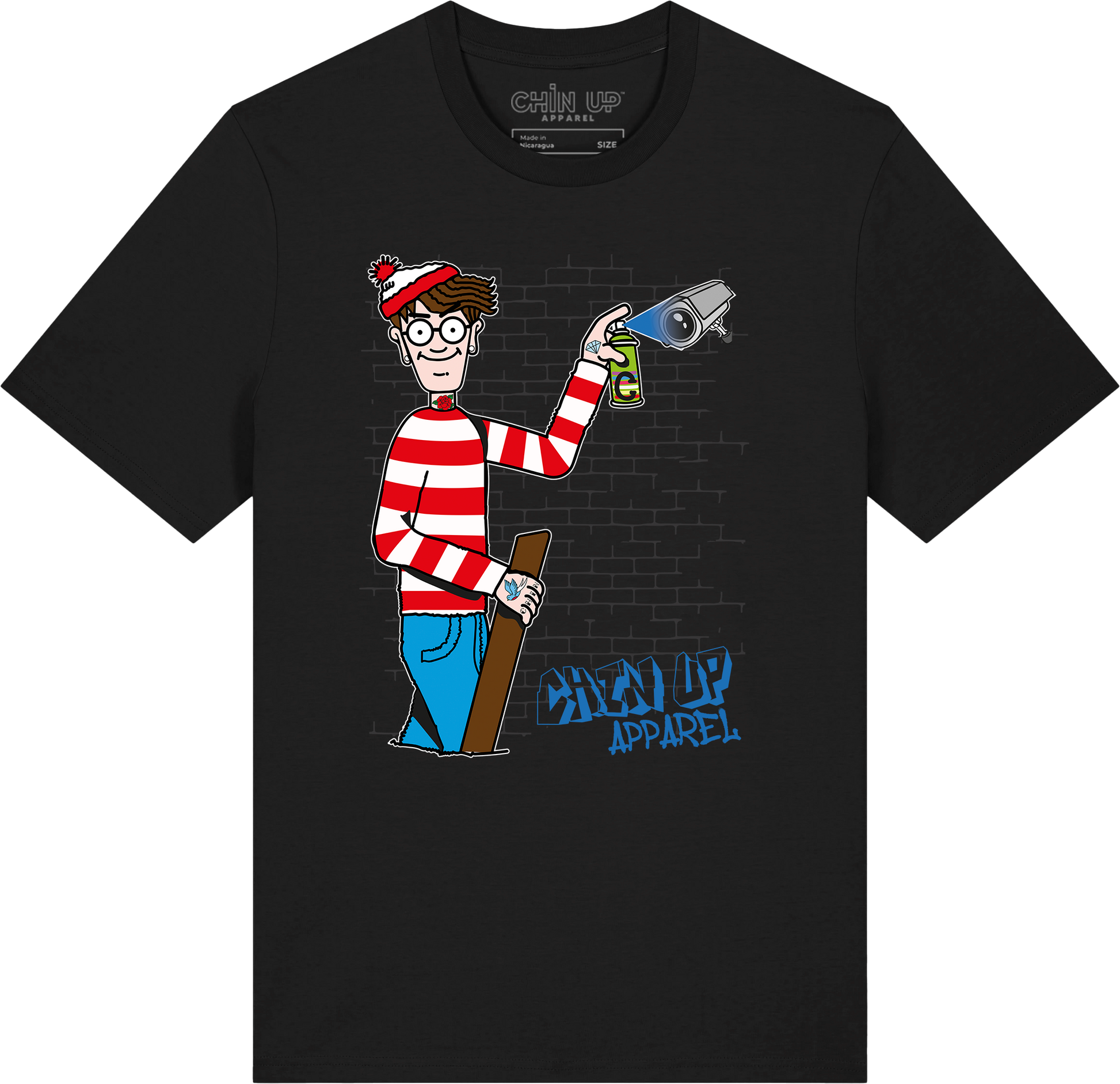 Here's Wally Men's Graphic T-Shirt 