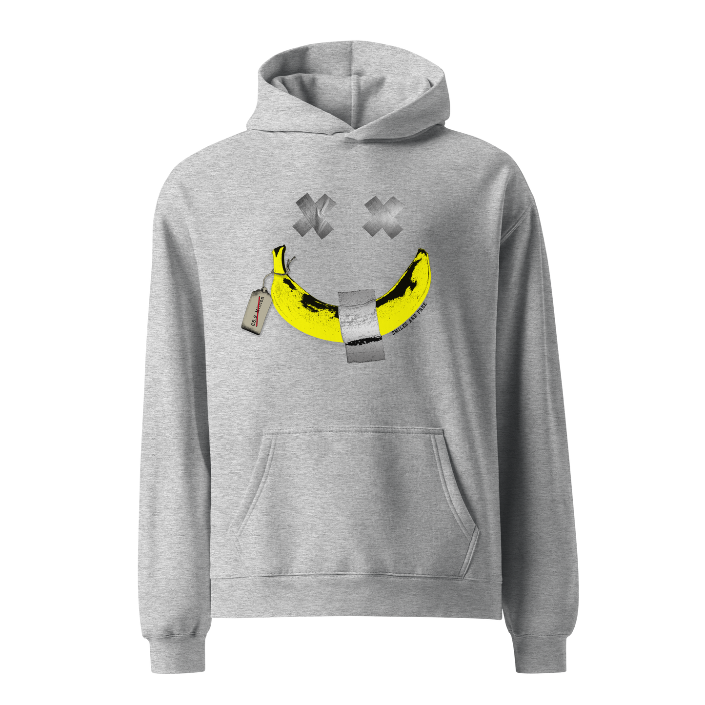 Smiles Are Free Oversized Unisex Hoodie